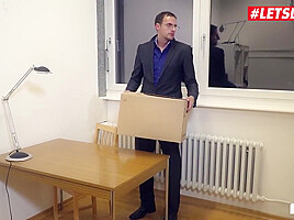 Tatjana Young In Seductive German Secretary Gets Her Tight Pussy Fucked Hard At The Office