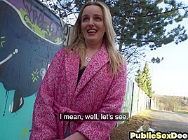 Real pulled amateur ravaged outdoor POV