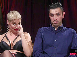 loser dude doggystyled by cougar domina