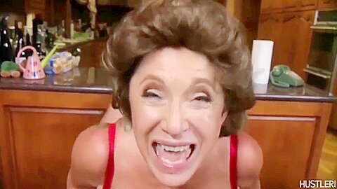 This Naughty Blonde Mature Enjoys When Big Dick Is Penetrating Her