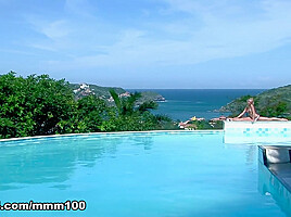 Mike Angelo Deeply Fucks Blonde Eva Z by the Pool – MMM100