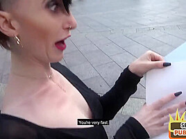 Pickedup alternative goth pussydrilled POV