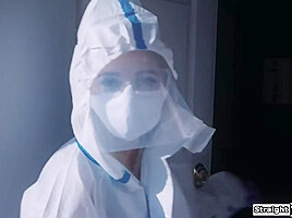 A pandemic will not stop the 2 horny lovers to have safe sex