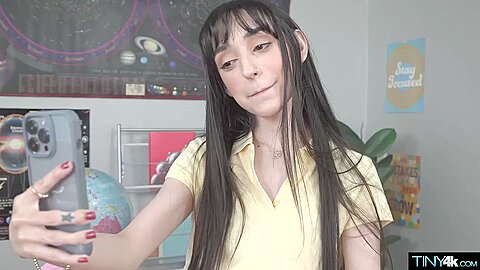 Horny Begs Teacher For Cock As Big As Her Head