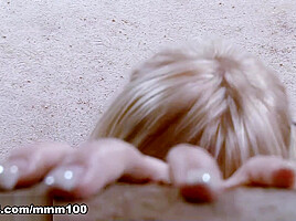 Hot blonde babe Natalli di Angelo fucking with 3 guys at the same time – MMM100