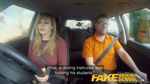 Ryan Ryder In 34f Boobs Bouncing In Driving Lesson