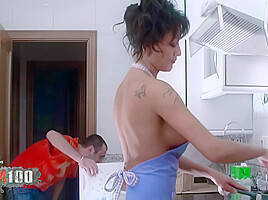 Alex fist fucking Delfynn Delage in the kitchen – MMM100