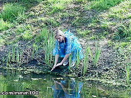 Blonde Bombshell Deniska Takes on Two Masked Studs Sean and Nigel McKenna in Hardcore Threesome – MMM100